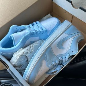 Brand new Jordan 1 low Ice blue (never worn)
